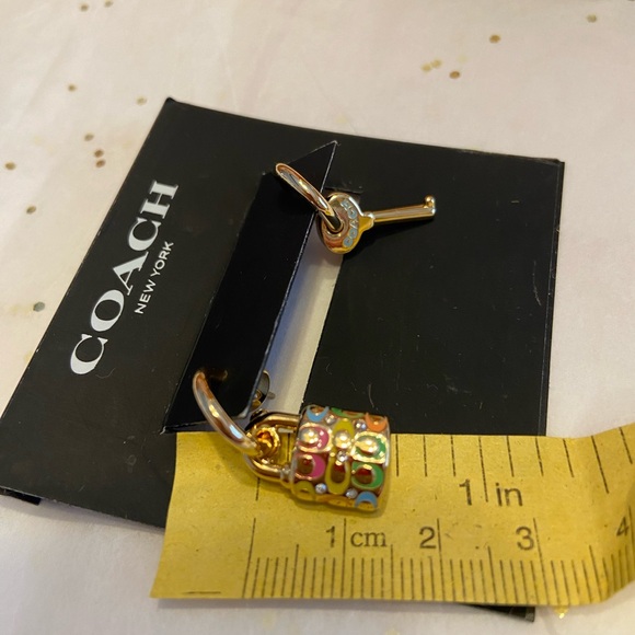 Coach Gold and Multicolor Earrings - Picture 6 of 10